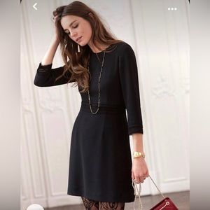 Sézane black mini/midi dress size 38